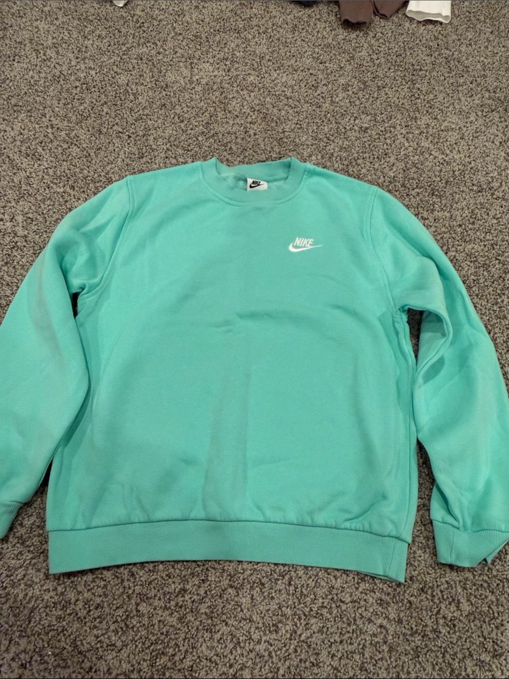 Nike Crewneck Sweatshirt in Teal Green
